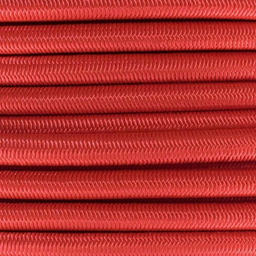 Paracord Planet Bungee Nylon Shock Cord 2.5mm 1/32", 1/16", 3/16", 5/16", 1/8”, 3/8", 5/8", 1/4", 1/2 inch Crafting Stretch String 10 25 50 & 100 Foot Lengths Made in USA