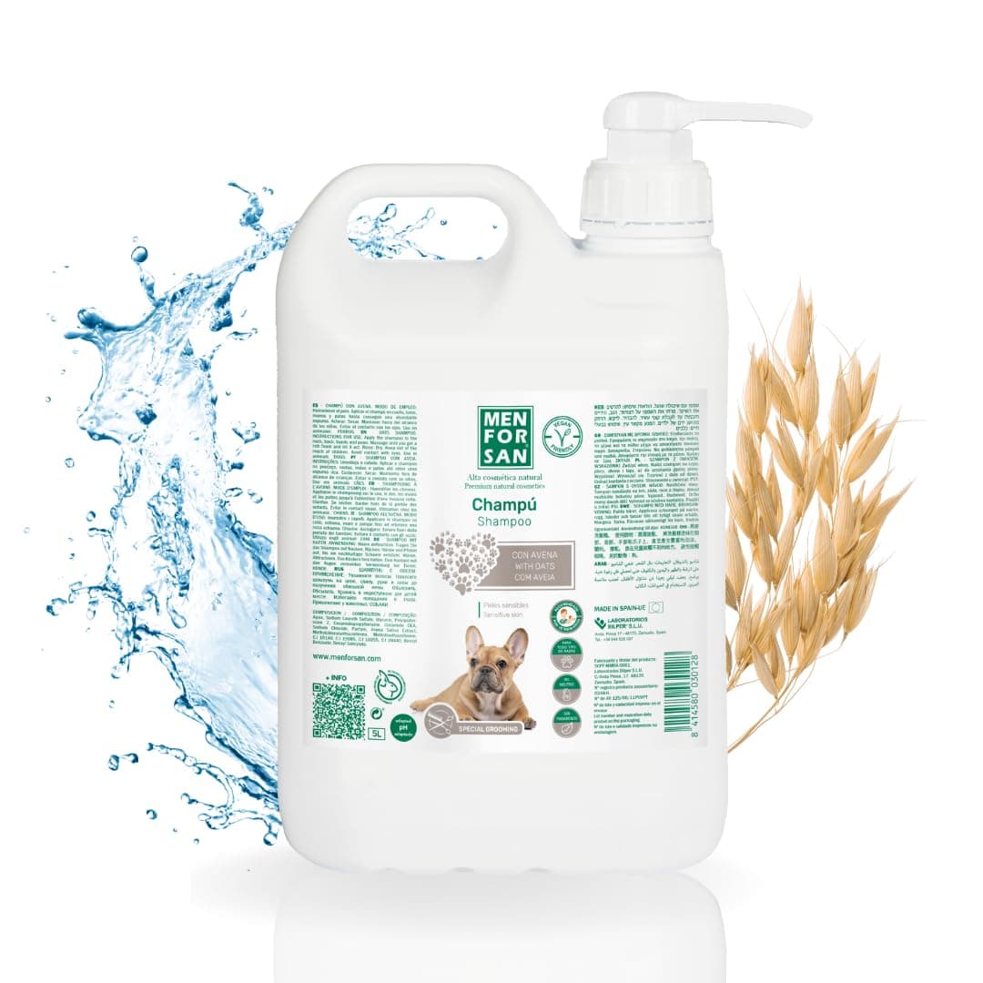 MENFORSAN Champú Aloe Vera para Perros | Hidrata en profundidad | Acción Anti Irritaciones y Anti Eczemas | 100% Natural | Herbácea | 1L — view 23