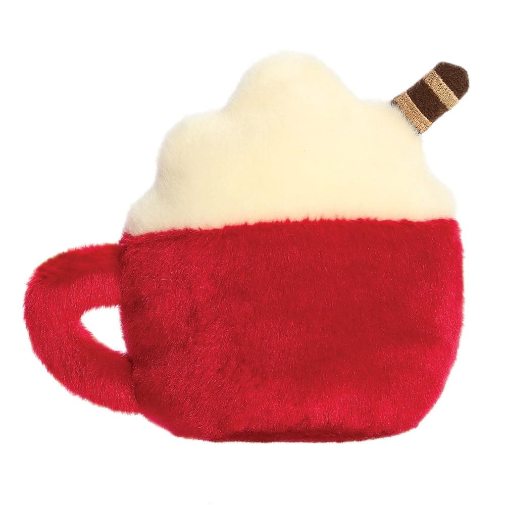 Aurora, 99409, Palm Pals Cassia Hot Cocoa 5In, Soft Toy, Red & white — view 4