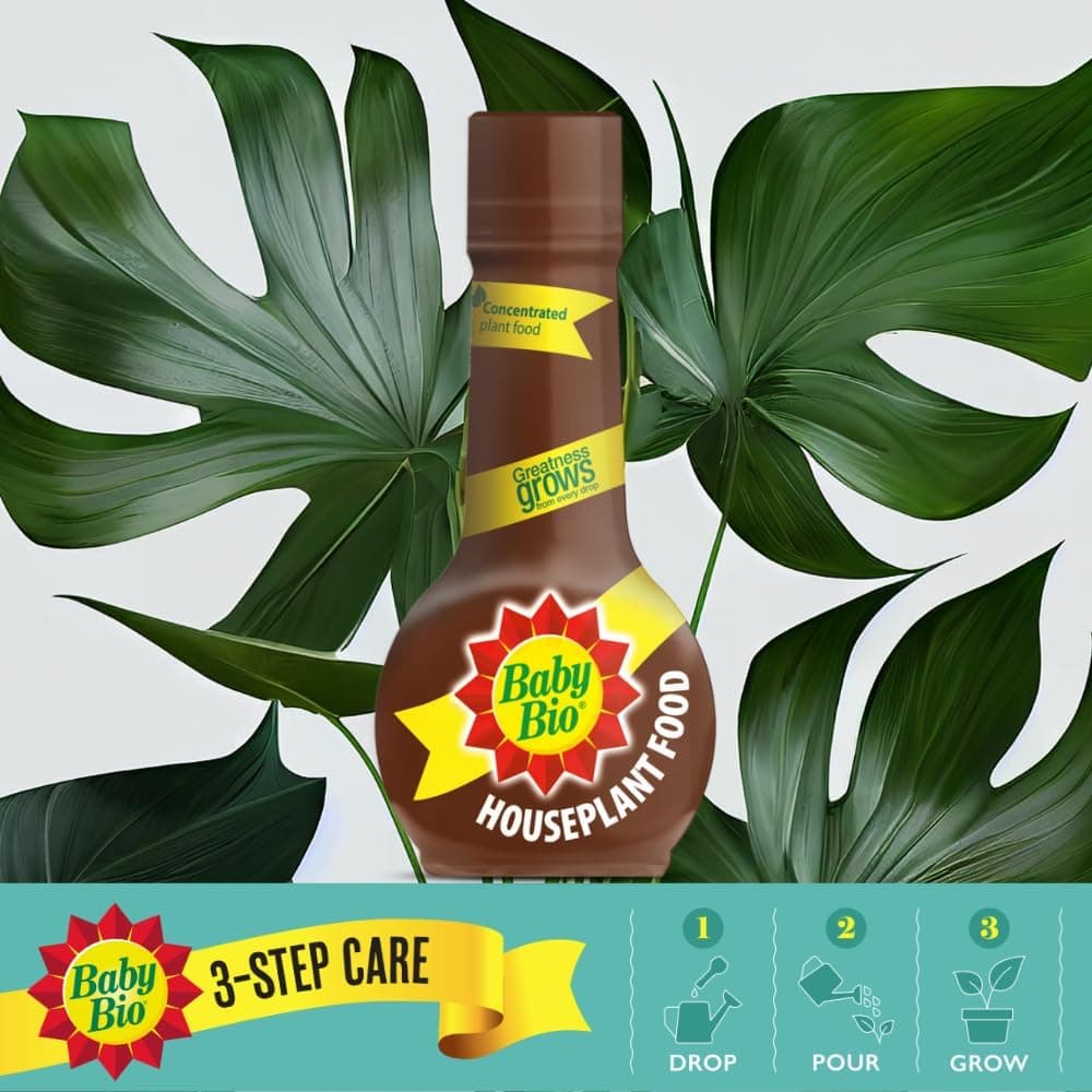Baby Bio Houseplant Food, 175ml- Fertiliser for Growing Vibrant and Healthy Plants - Easy To Use House Plant Care - Concentrate Plant Food - Indoor Use Plant Nutrition — view 6