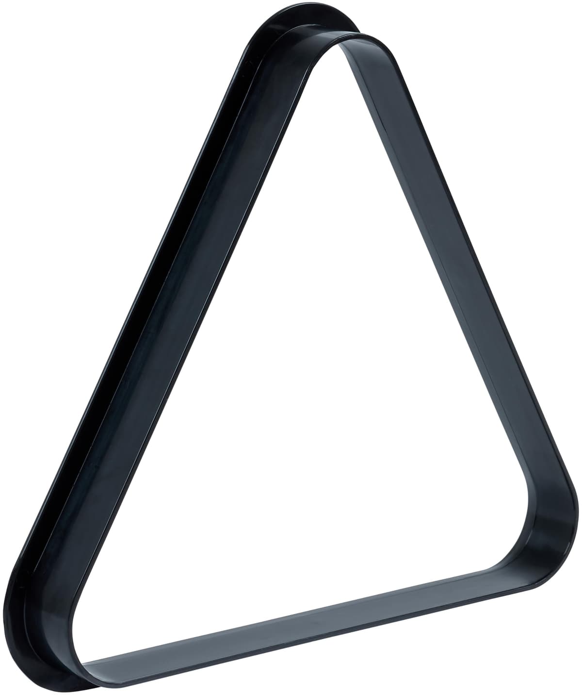 POWERGLIDE Estante Triangular para Pelotas de Billar o Billar, Capacidad para 10 o 15 Pelotas, plástico Negro
