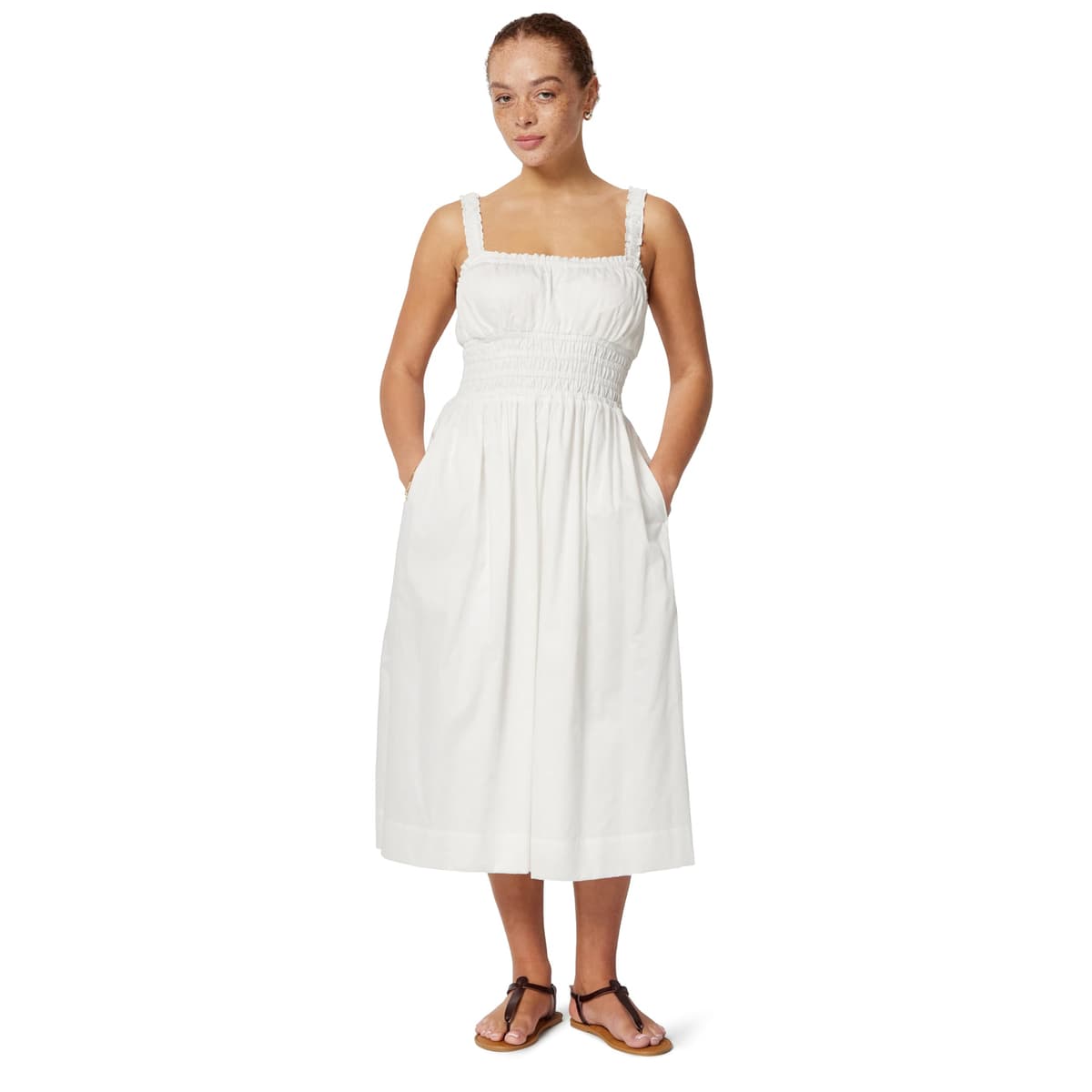 Amazon Essentials x Sofia Grainge Mamá y Yo Vestidos de Satén de Algodón — view 18