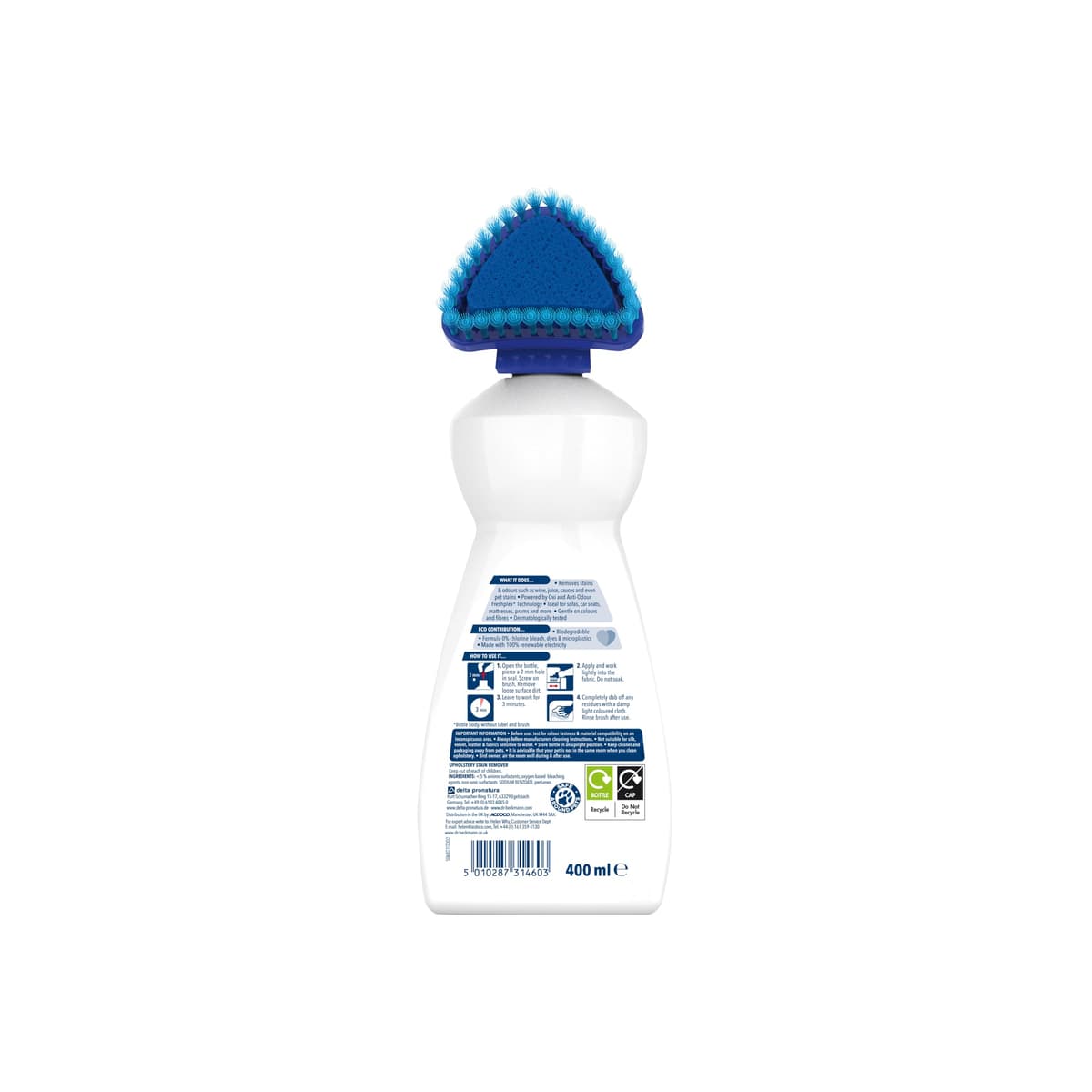 Dr Beckmann Upholstery Stain Remover with Brush 400ml — view 2