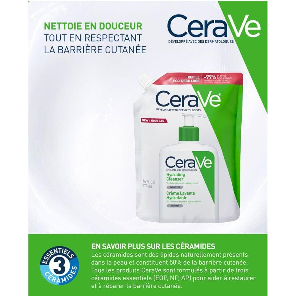 CeraVe Gel Limpiador Hidratante, Para Piel Normal a Seca, Limpia e Hidrata, Equilibrio de la Piel, Enriquecido Con Ceramidas  — view 5