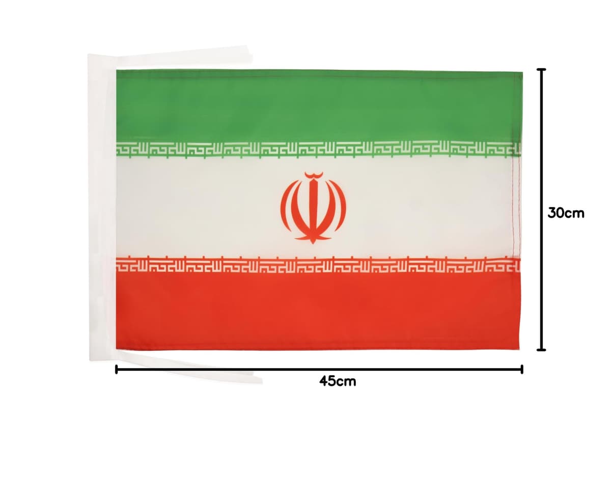 AZ FLAG Bandera de ESPAÑA SIN Armas 45x30cm - BANDERINA ESPAÑOLA SIN Escudo 30 x 45 cm cordeles — view 284