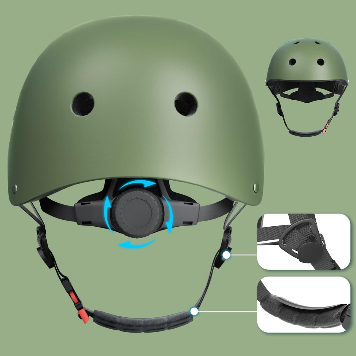 XJD Casco de Ciclismo para Niños Ajustable Casco Bicicleta Niño Casco Infantil Patinete Rollerskate de 3 a 14 Años Protecciones para Múltiples Deportes — view 37