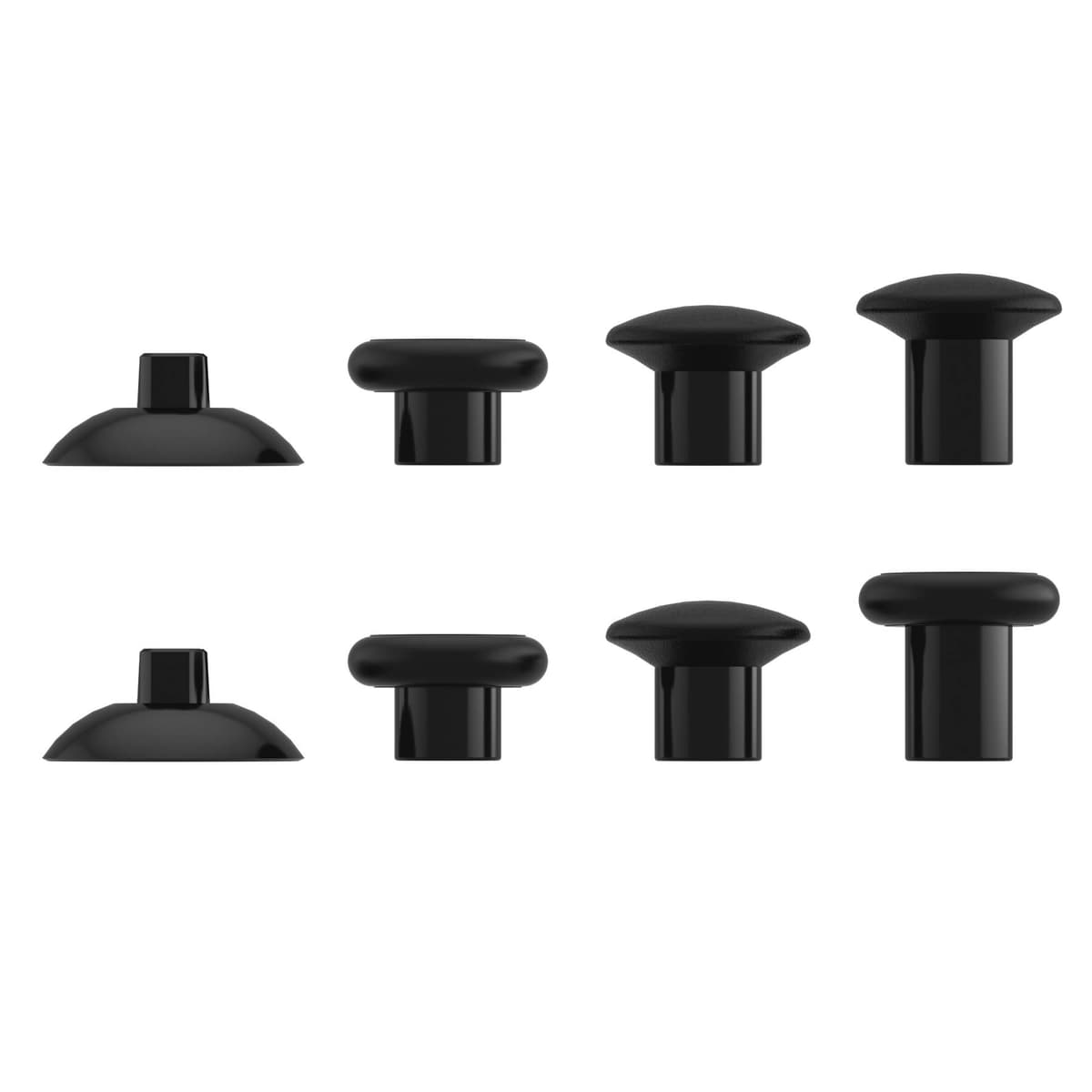 eXtremeRate ThumbsGear Joysticks Ajustables para Mando Xbox Series X S/One Elite/One S X - Joystick Ergonómico con Grip Convexo Cóncavo de 3 Alturas Thumbsticks para Xbox Control (Negro) — view 5