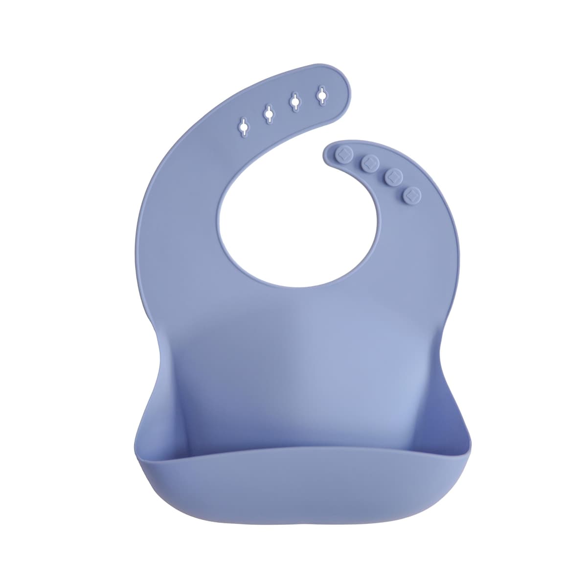 Mushie Baby Silicone Bib | Adjustable Fit Waterproof Bibs | Easy Wipe Baby Feeding Bibs | 4 Adjustable Sizes with Deep Front Pockets | 100% BPA and Phthalate Free — view 35