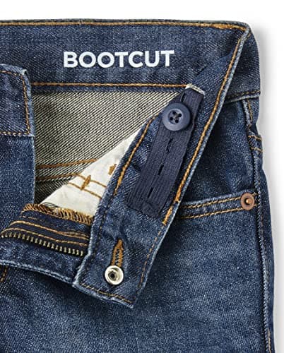 The Children's Place Boys Basic Bootcut Jeans, Dark Jupiter Single, 8 — view 2