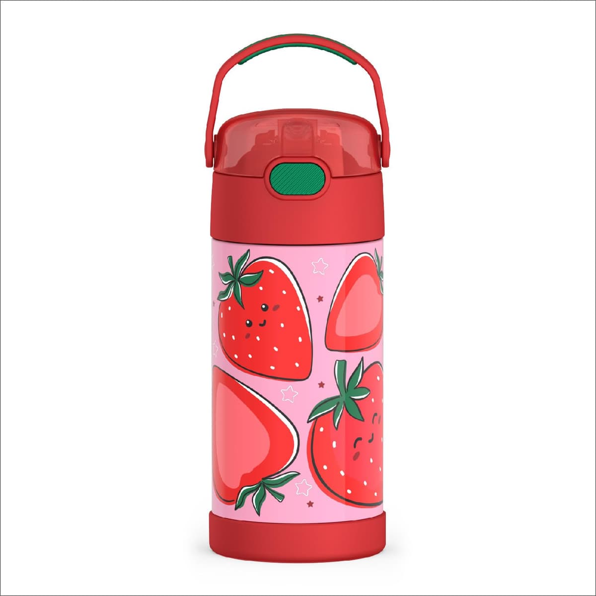 THERMOS FUNTAINER Water Bottle with Straw - 12 Ounce - Kids Stainless Steel Vacuum Insulated Water Bottle with Lid, Animal Presents — view 11