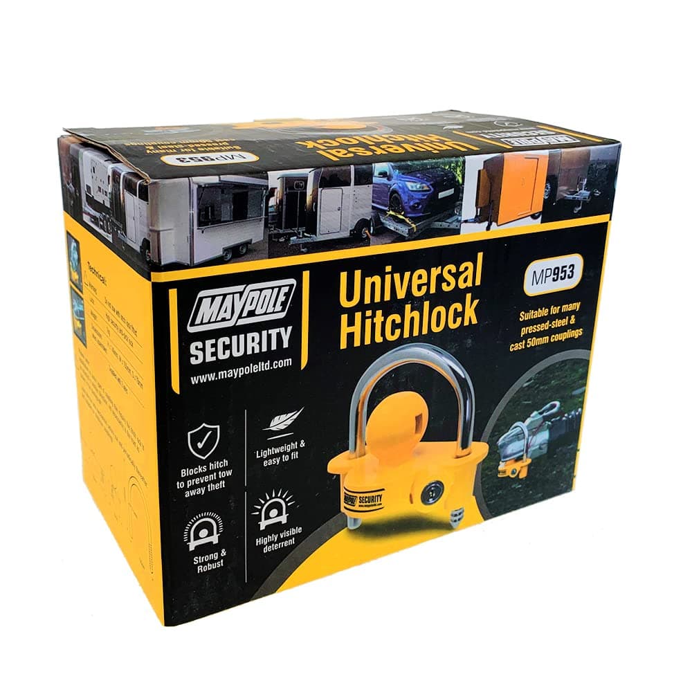 Maypole Universal Trailer Hitchlock for Standard 50 mm Couplings — view 5