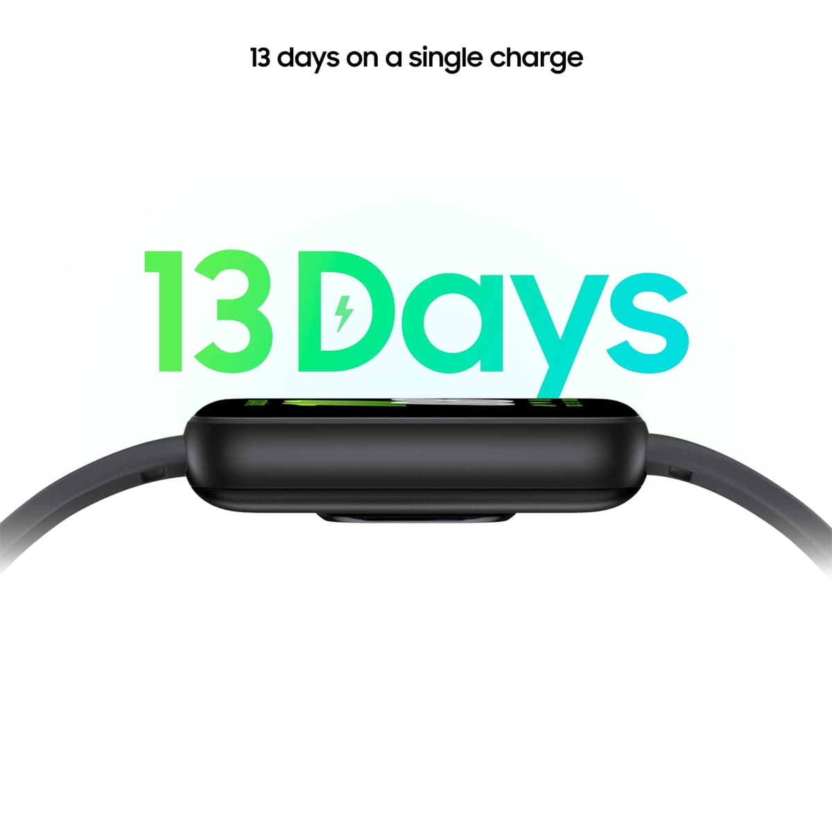 Samsung Galaxy Fit3, Smart Watch, Fitness Tracker, Health Monitoring, Black, 3 Year Extended Warranty (UK Version) — view 4