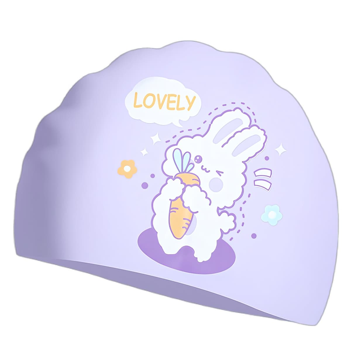 Gorro de natación de Silicona para Familia de Gatos para niños con diseño de Dibujos Animados,Impermeable, protección para los oídos,no aprieta,Bonito Gorro de natación,Ideal para Nadar — view 10