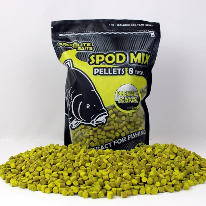 Pellets 8mm Spod Mix Pro Elite Baits | Carp Food | Pellets atrayentes Pesca de Peces Grandes |