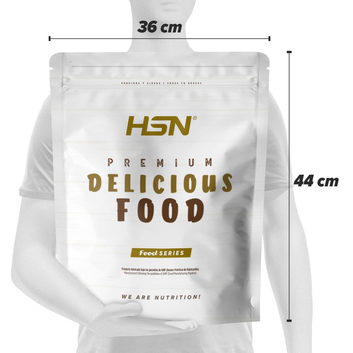 HSN Harina de Avena de Sabores Instantánea en Polvo | Sin Sabor 3Kg = 60 Tomas por Envase | Sin Azúcares Añadidos | Ideal Tortitas de Avena, Batidos de Proteínas | No-GMO, Vegano — view 7