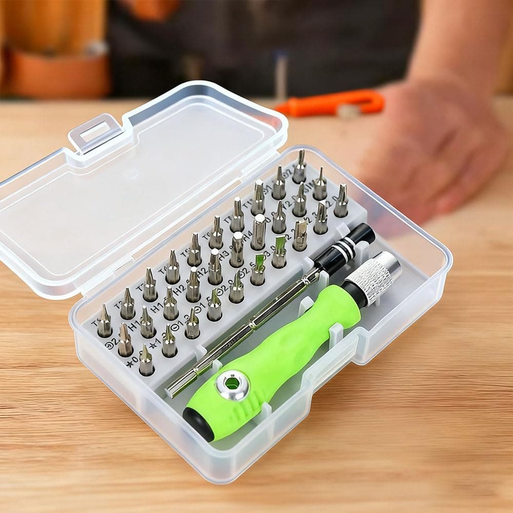 115 in 1 Precision Screwdriver Set Gift for Men Mini Repair Kit with Torx Triwing Bits Repair for Computer, Laptop, RC, Phone, Electronics, Glasses, with Case — view 6