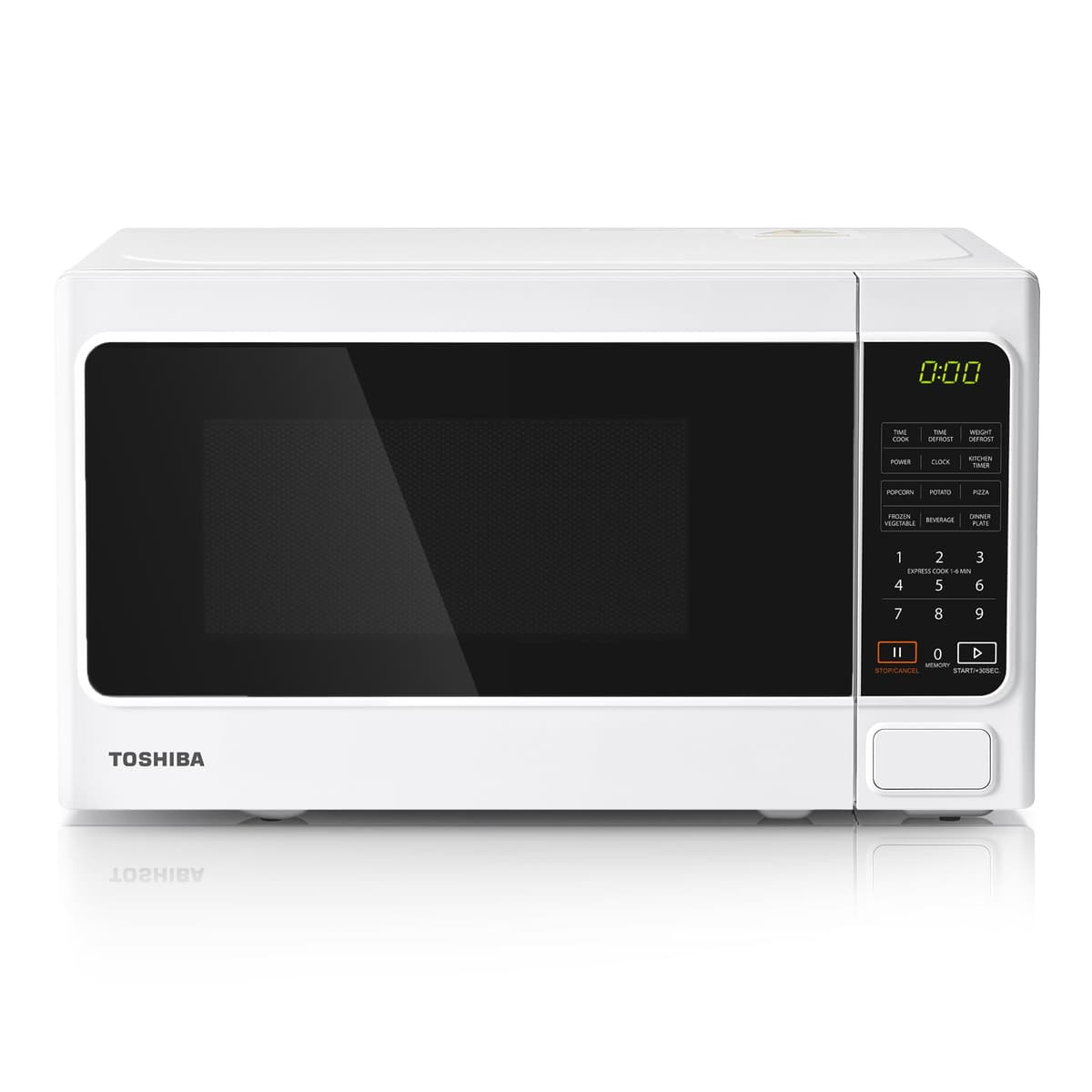 Toshiba Black Microwave 20 Liter Digital 800W Microwave Oven with 1000W Grill, Combination compact with 5 Power Levels, 8 Auto Menus, Grill, Combi, Digital Clock, Mirror Door Finish, MW3-AG20PF(MB) — view 8