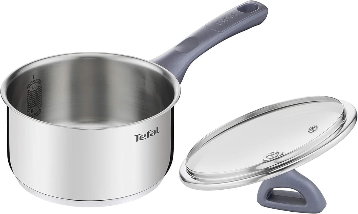 Tefal Daily Cook - Juego de Sartenes de 20/24/26 cm, Apto inducción, antiadherente, revestimiento titanio, Thermo-signal, apto lavavajillas y horno, acero inoxidable — view 10