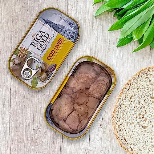 Riga Gold Cod Liver in Own Oil 4.27oz/ 121g From Iceland pack of 12 — view 2
