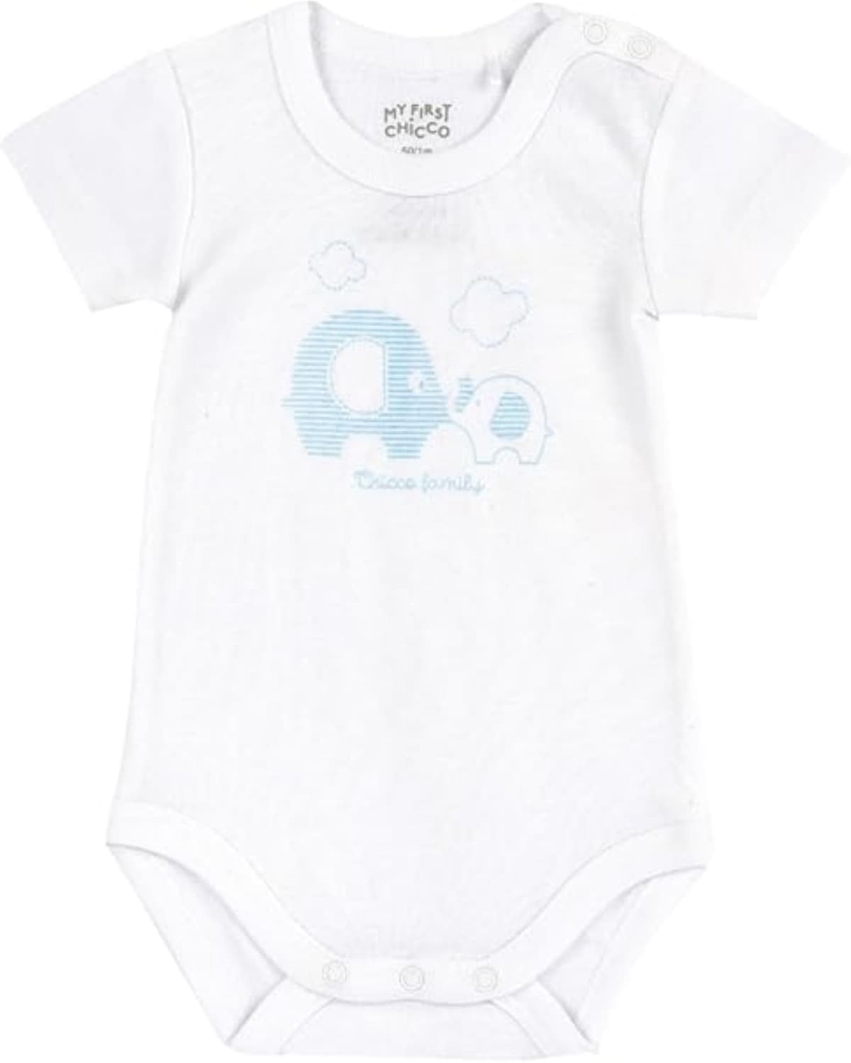 Chicco, Body Bebé Niño y Niña, Set de 4 Body con Mangas Cortas en 100% Algodón, Unisex Niño y Niña 0-24 Meses, Designed in Italy — view 5