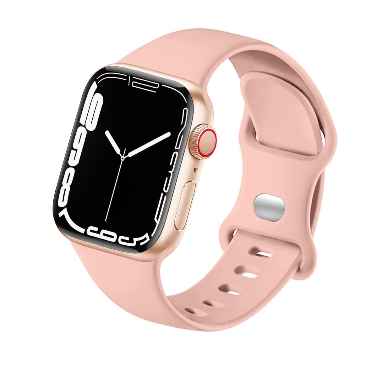 Sport Strap Compatible with Apple Watch Straps 46mm 40mm 38mm 41mm 42mm 44mm 45mm, Silicone Strap Replacement for iWatch Bands Series 11 10 9 8 7 6 5 4 SE 3 2 1 Women Men — view 20