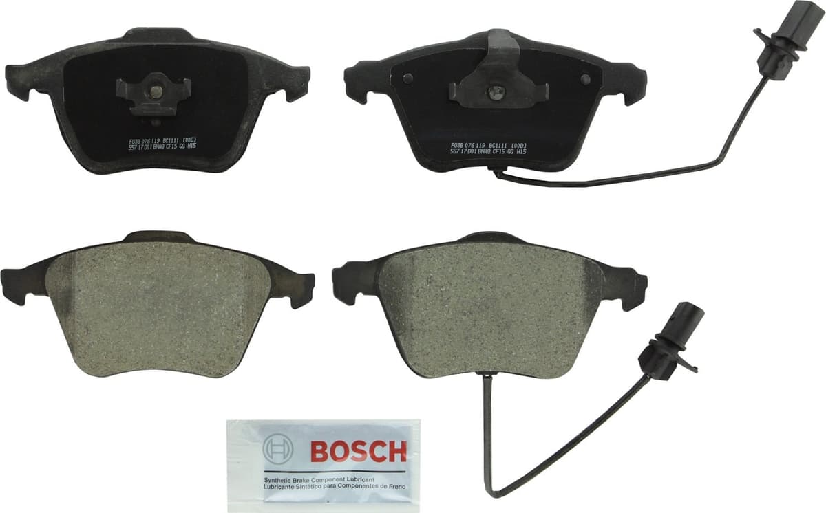 Bosch BC914 QuietCast Premium Ceramic Disc Brake Pad Set For: Acura ILX; Honda Accord, Civic, CR-V, Element, Fit, Front — view 123