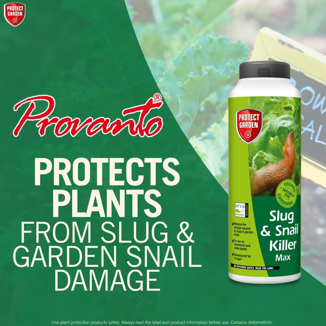 PROTECT GARDEN 86601082 Slug & Snail Killer Max, 800G - Powerful Slug Killer Pellets - for Protecting Ornamental Plants and Garden Vegetables - Snail Repellant - Approved for Organic Gardening — view 2