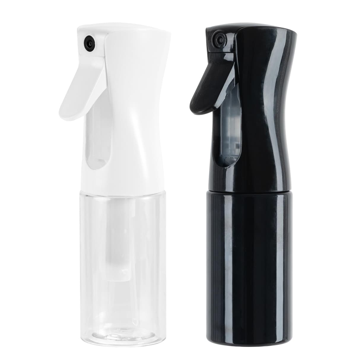 Uervoton Hair Spray Bottle, Continuous Ultra Fine Mist Water Sprayer, Empty Refillable Bottle for Hairstyling, Salon, Skincare, Plants, Pets & Cleaning, 210ml, Black — view 31