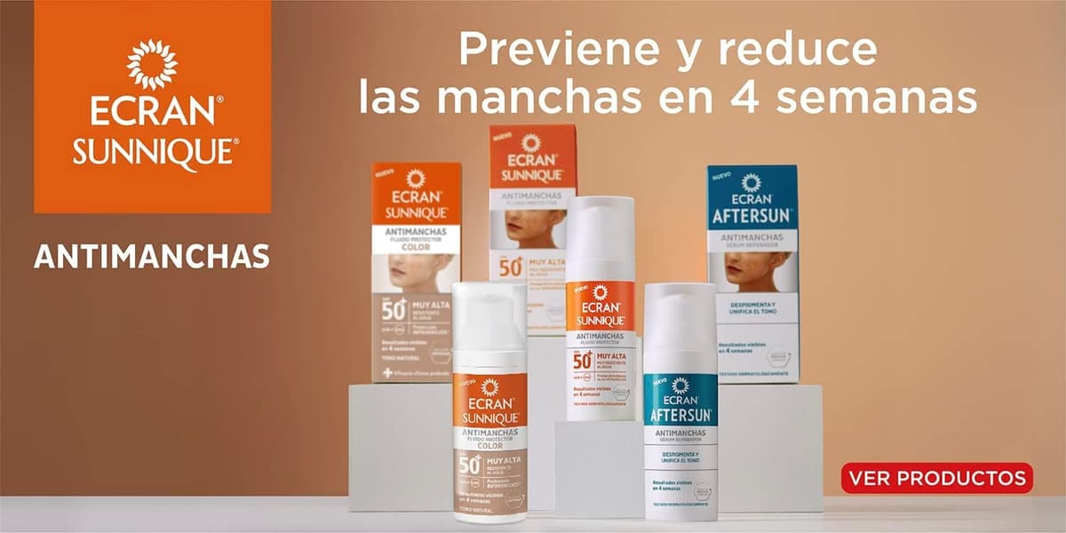 ECRAN SUNNIQUE – Protector Facial SPF 50+ Antimanchas Antiarrugas con Color, con Niacinamida y Ácido Hialuronico, Despigmenta y Unifica el Tono, Fórmula con VitEox80 - 50 ml — view 7