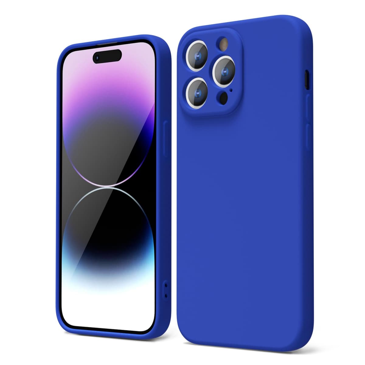 oakxco for iPhone 17 Pro Max Phone Case Liquid Silicone, Cute Thin Slim Grip Soft Rubber Gel for Women Men, Smooth Matte TPU Plain Solid Color Girly Simple Case with Camera Cover, Light Pink — view 1656