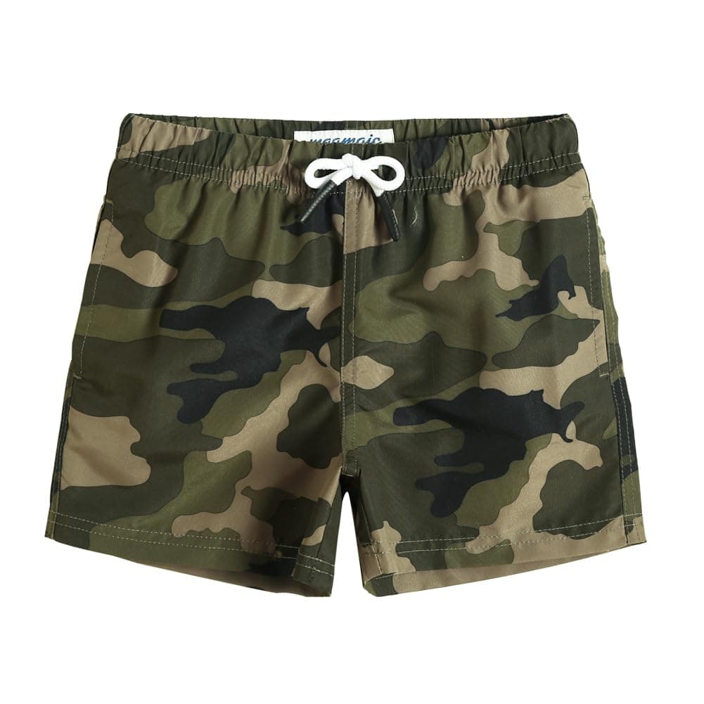 MaaMgic Bañador Niño Ropa de Baño para Niño Secado rápido Interior de Malla Short de Natación Estampado — view 19