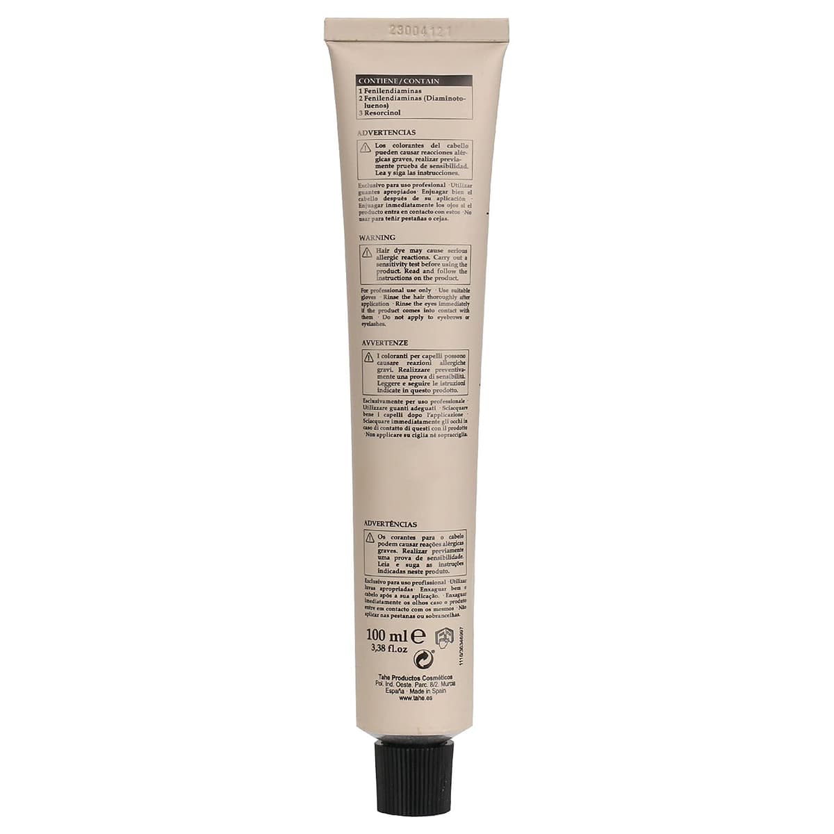 Tahe Organic Care Tinte Orgánico Permanente para el cabello de larga duración Sin Amoniaco, 100 ml, Tono 6.1 Rubio Oscuro Ceniza — view 14