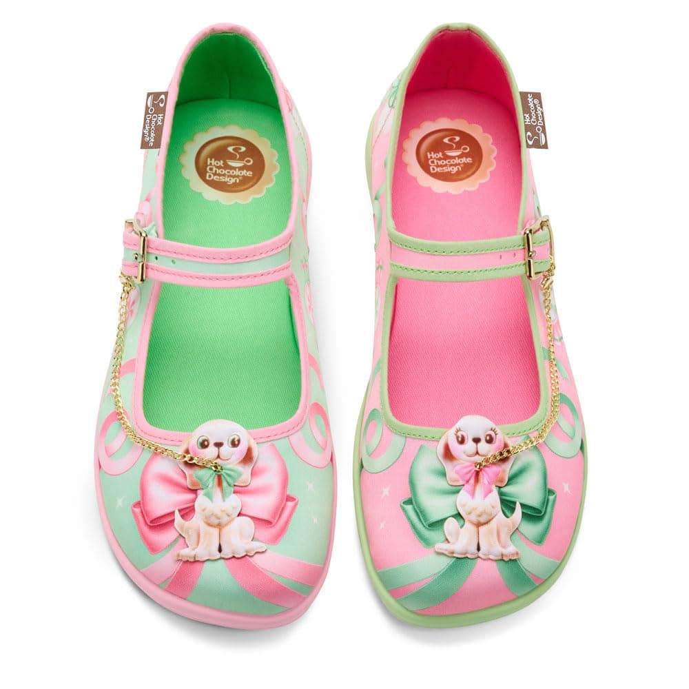 Hot Chocolate Design Chocolaticas Funky Canvas Women's Mary Jane Flat Shoes — view 21