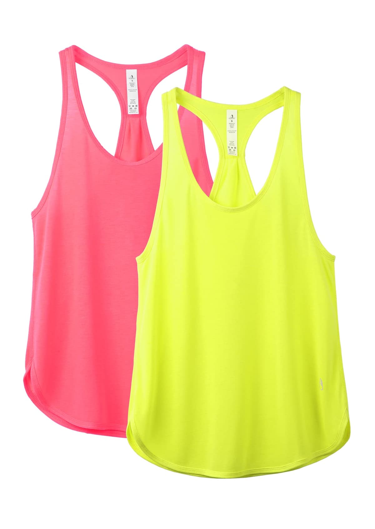 icyzone Camiseta sin Mangas de Fitness para Mujer Racerback Chaleco Deportivo — view 23