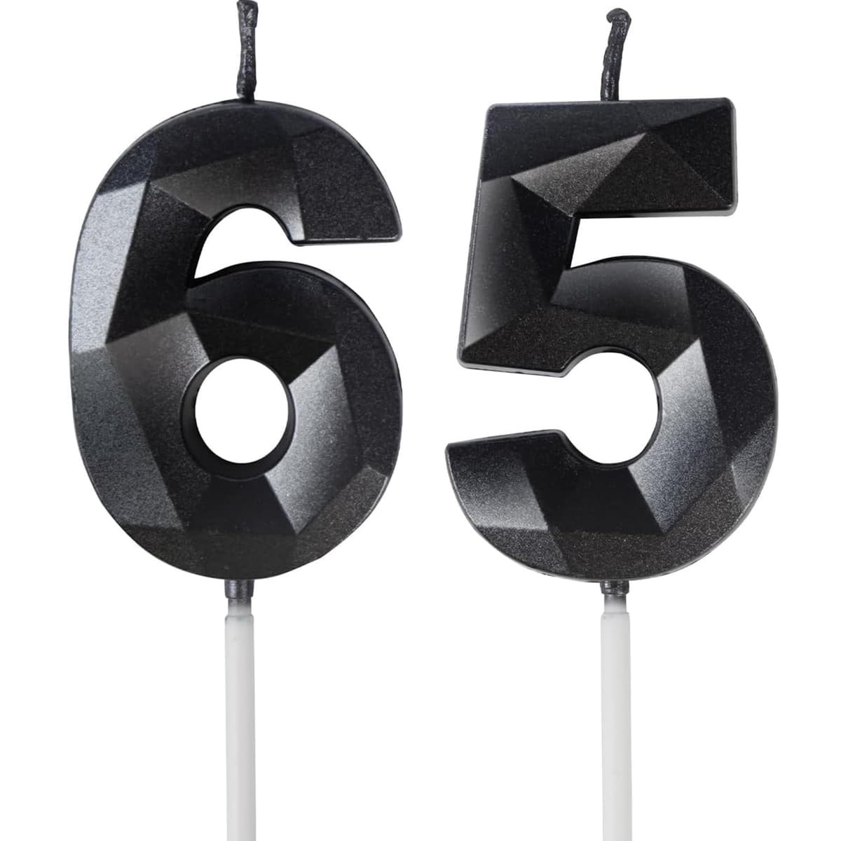 Yiran 50th Birthday Candles, Gold Number 50 Happy Birthday Candles, Cake Topper Decorations for Birthday Party, Wedding Anniversary Celebration Supply — view 146