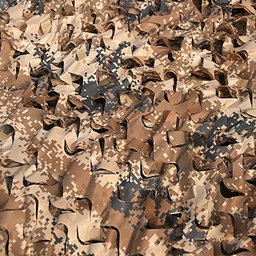 Camouflage Net Camo Netting Blinds Dual Mesh for Decor Courtyard Sunshade Camp Photo Farm Factory Shelter Car Concealment Party Exhibit Backdrop Curtain Ceiling Fence Canopy Cover — view 2