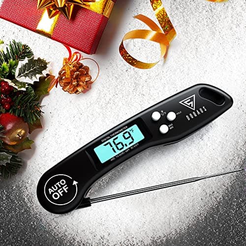DOQAUS Digital Meat Thermometer - Instant Read Food Thermometer with Backlight & Reversible Display for Cooking Turkey Grill BBQ Oven Candy Kitchen Essentials — view 5