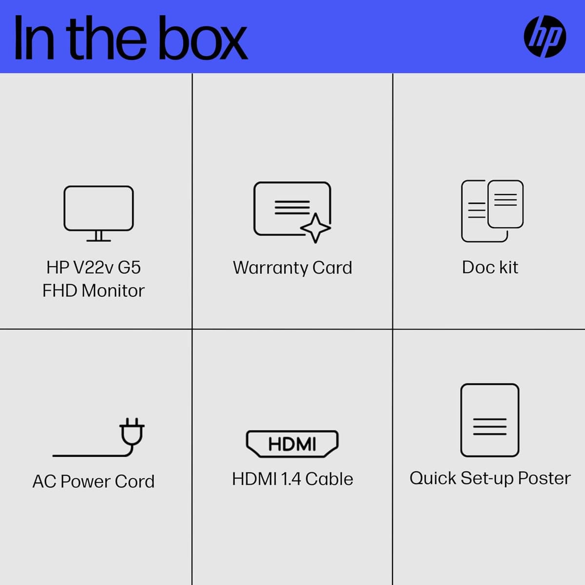 HP 21.4 5 inch Inch FHD Monitor | Full HD VA LCD Display |75hz Refresh Rate |200 Nits Brightness |3000:1 Contrast Ratio | AMD — view 8