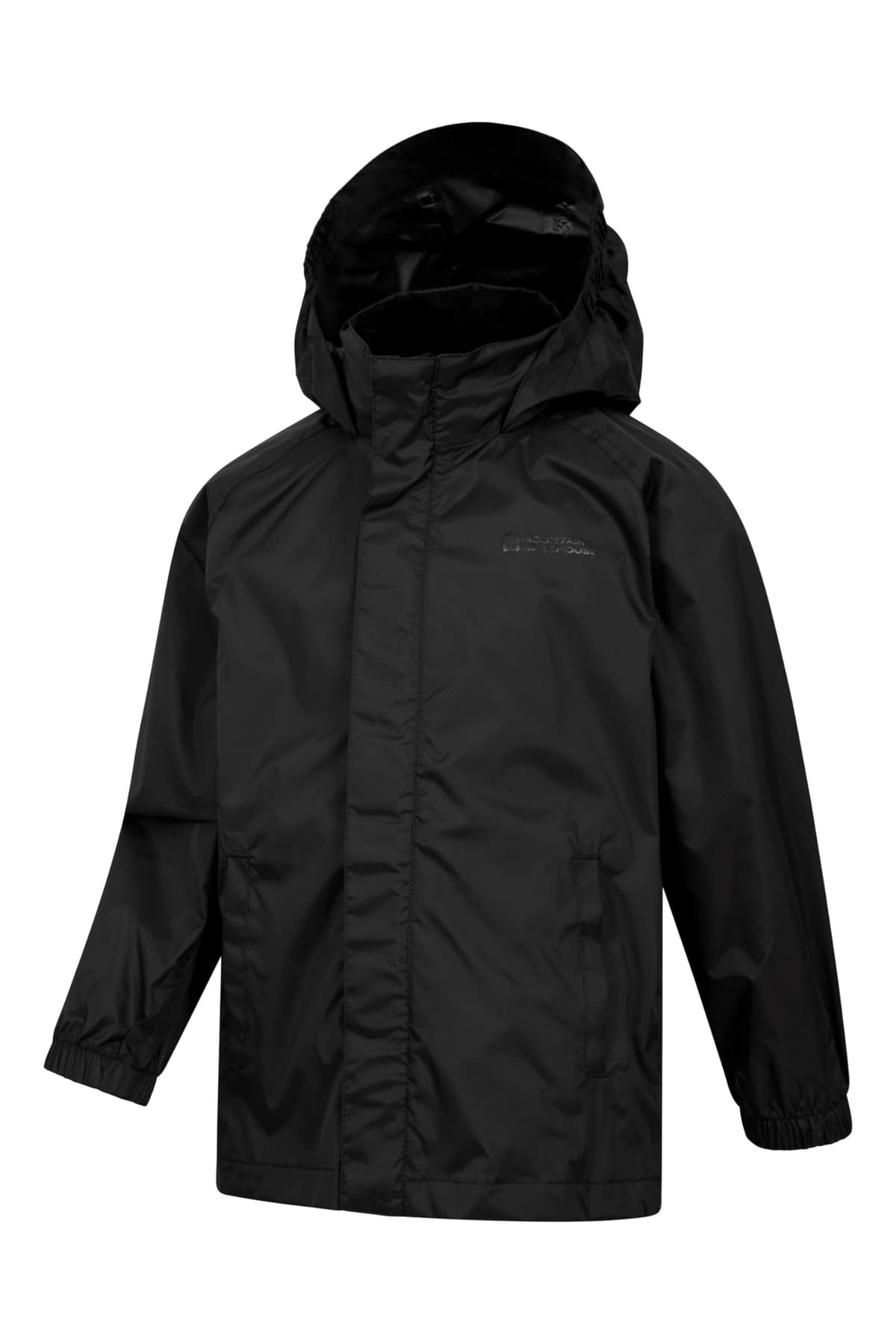Mountain Warehouse Pakka Kids Waterproof Jacket - Wind Resistant, Lightweight,Breathable Rain Coat for Girls & Boys, Packaway Bag - For Rain, Spring Summer — view 7