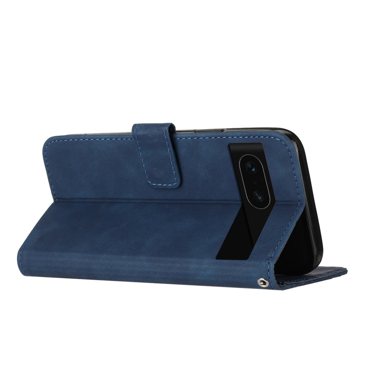 Funda para OPPO A18 4G/OPPO A38 4G, PU Cuero Flip Carcasa Fundas Móvil de Tapa Libro Caso Piel PU Billetera Case Telefono Cubrir Móvil Cover con Cáscara de TPU(Azul) — view 2