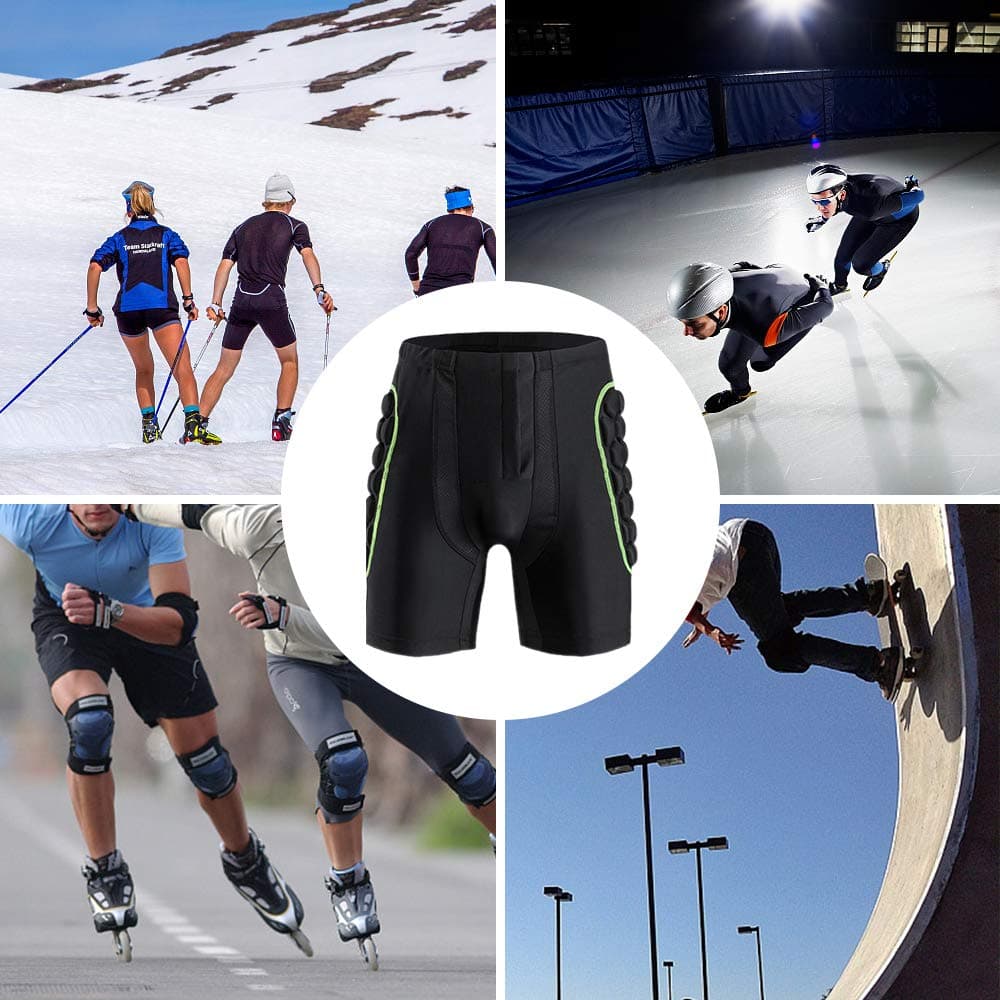 Lixada Mujer de Cadera Protección a Tope Acolchado Shorts Armadura Cadera Protección Shorts Pad para Snowboard Patinaje Esquí Equitación — view 5
