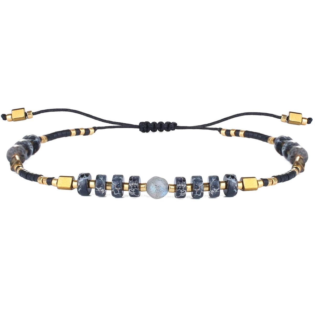 KELITCH Pulseras Amistad con Cuentas Concha Cristal Color Bohemio Pulsera Hecha A Mano Brazaletes Joyería para Mujer — view 27