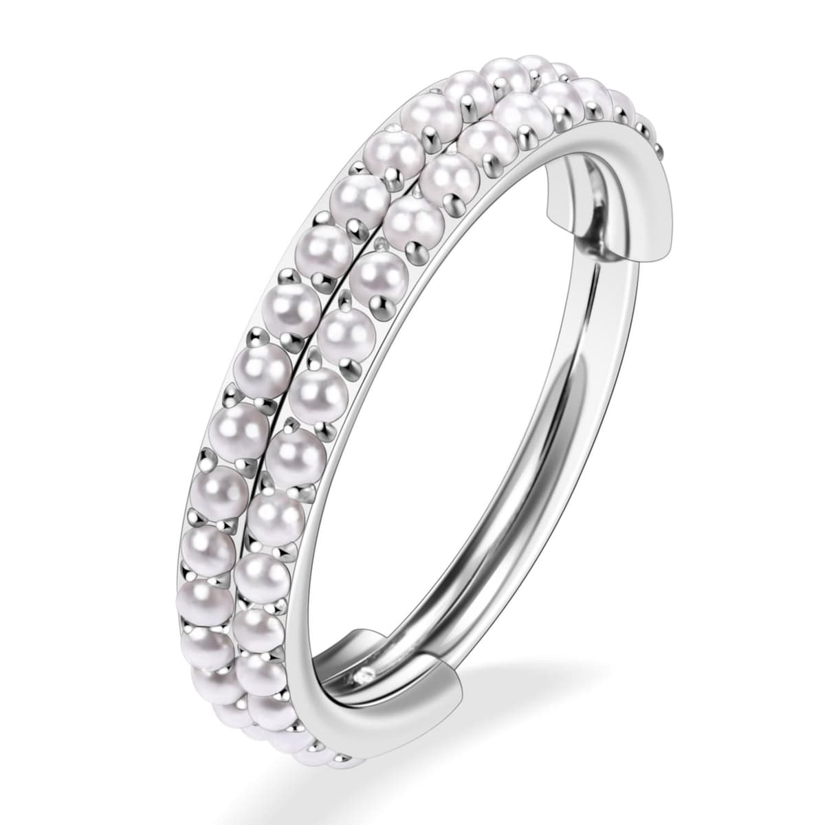 hengkaixuan Triple Double Nose Hoop Ring Sleeper Hoop Earring Helix Rook Conch Cartilage Daith Tragus Earrings Septum Ring Lobe Nose Piercing Jewellery for Women — view 15