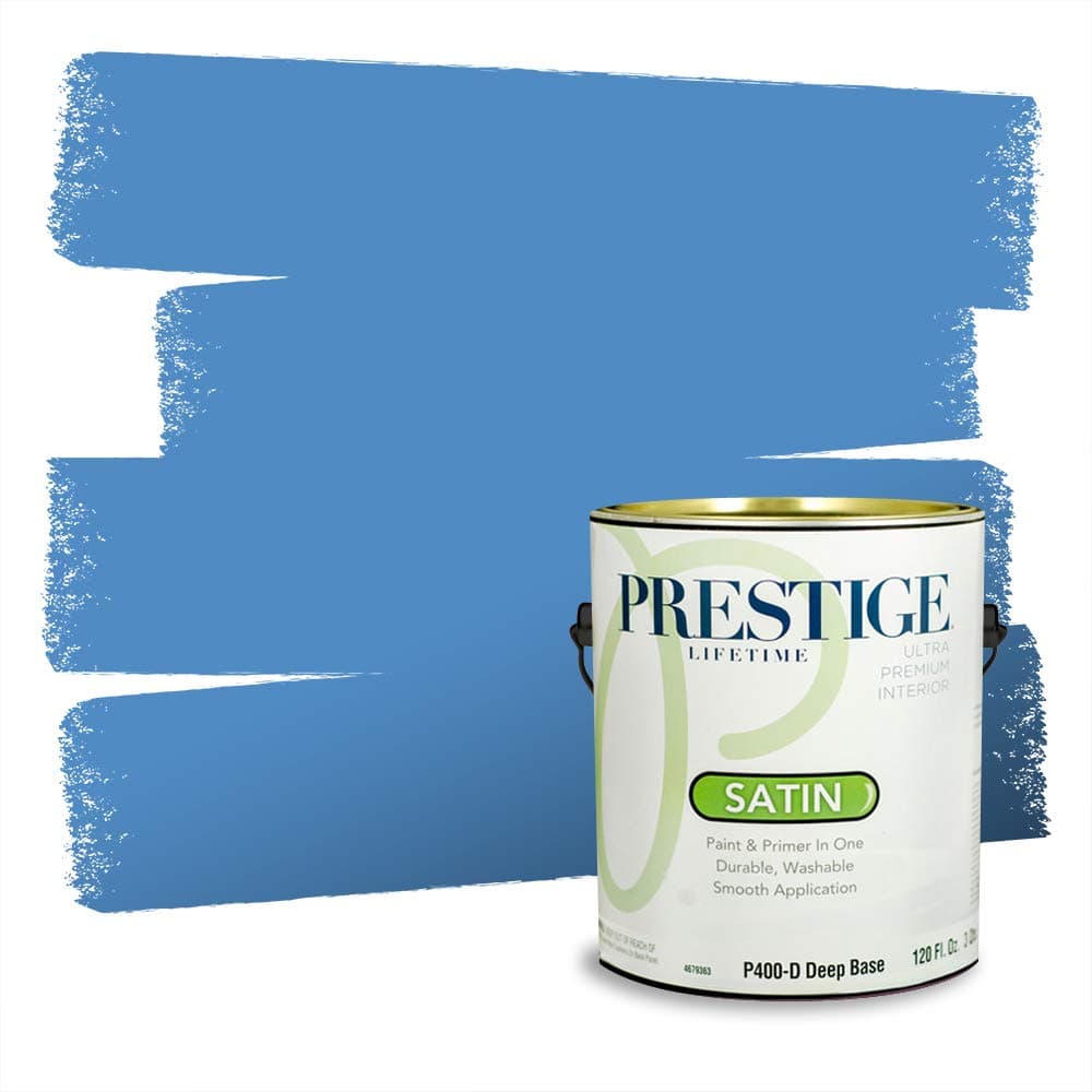 PRESTIGE Paints Interior Paint and Primer In One, 1-Gallon, Semi-Gloss, Comparable Match of Valspar* Dewdrop* — view 1153