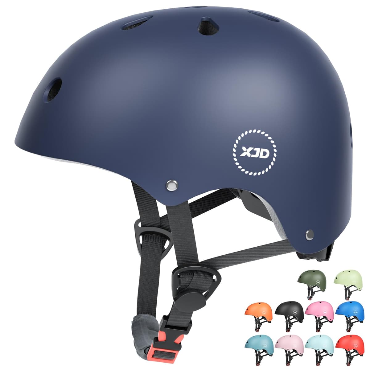 XJD Casco de Ciclismo para Niños Ajustable Casco Bicicleta Niño Casco Infantil Patinete Rollerskate de 3 a 14 Años Protecciones para Múltiples Deportes — view 16