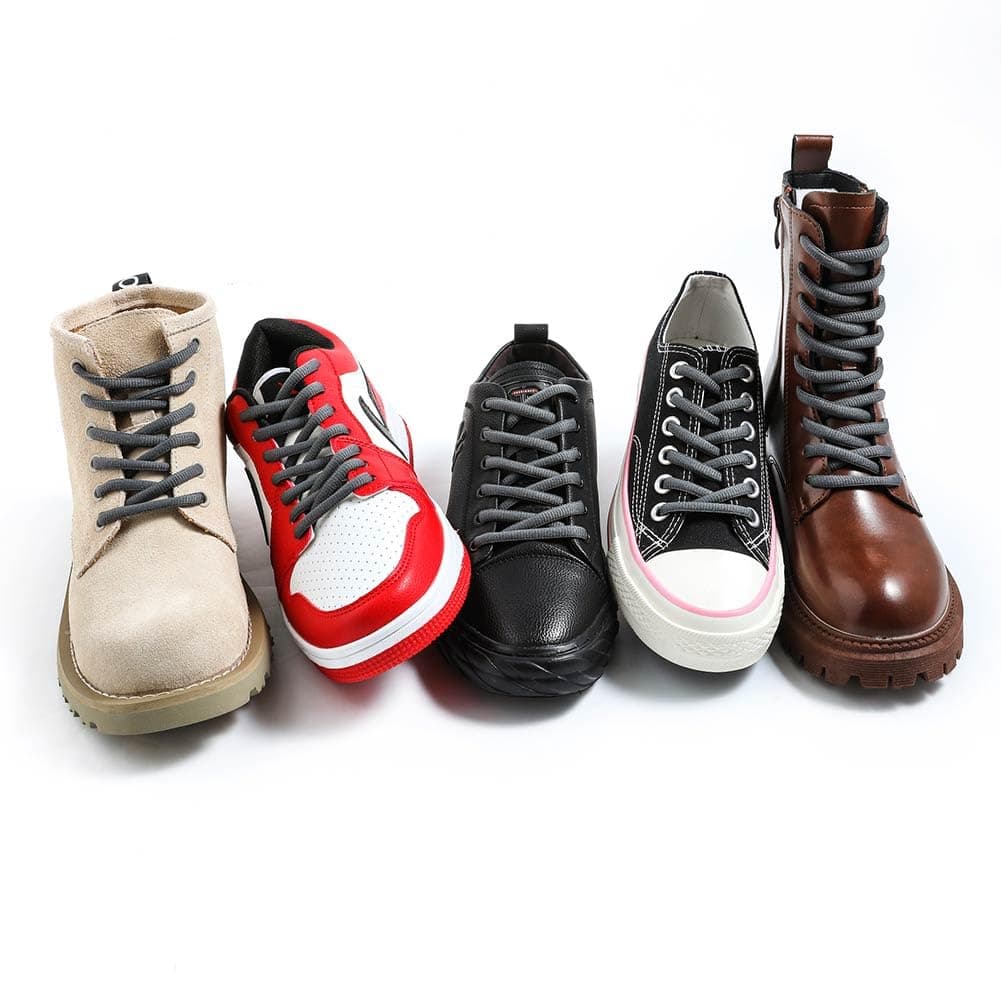 VSUDO Cordones de Zapatos Deportivos Ovalados para Zapatillas, Cordones para Zapatillas de Baloncesto, Cordones Zapatos Deportivas, Deportivas Zapatos Cordones para Hombre o Mujer — view 4