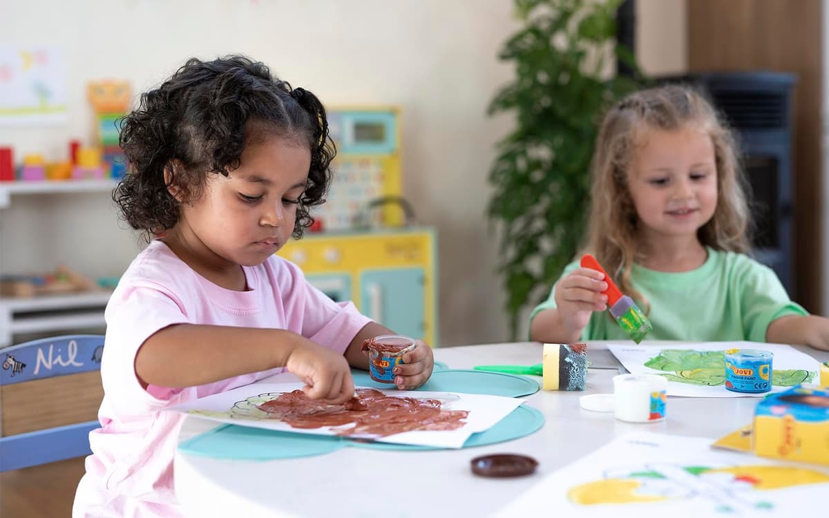 Jovi - Pintura de dedos - estuche de 6 botes de 35 ml - a partir de 2 años - ingredientes naturales - sin gluten — view 5
