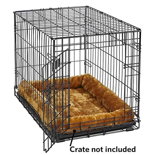MidWest Homes for Pets Bolster Dog Bed 54cm x 33cm x 6cm Dog Bed or Cat Bed with Comfortable Bolster, Ideal for Small Dog Breeds, Cinnamon, Model 40222-CN — view 2