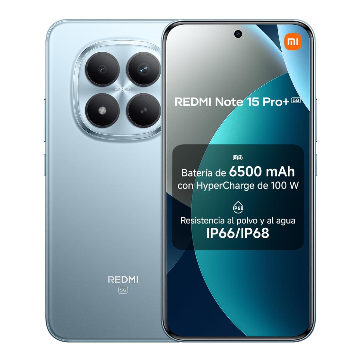 XIAOMI REDMI Note 15 - Smartphone de 8+256GB, Pantalla AMOLED FHD+ de 6,77", MediaTek Helio G100-Ultra, cámara de 108MP, batería de 6000 mAh, Cargador no Incluido, Azul Glaciar (Versión ES) — view 21
