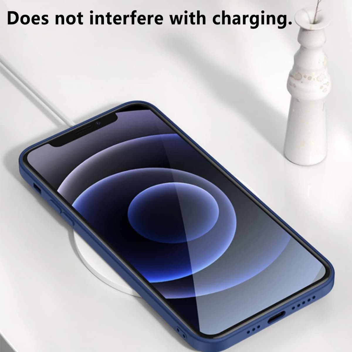 Topme Funda para Samsung Galaxy A30s / A50 / A50S (6.4" Inches) Carcasa Caja Case Estuche, Funda Protectora de Piel de Silicona TPU - Blanco Antiguo — view 5
